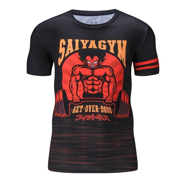 Men 3d Printer Camiseta Dragon Ball T Shirt Fashion O-neck Male Streewear Hip Hop Clothing Causal Workout Tees
