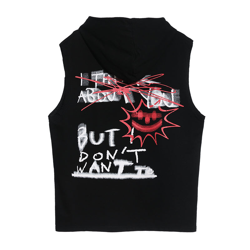 Streetwear Graffiti Hooded Tops Tees Shirts Summer Men  Yellow Casual Loose Hip Hop Hoodie Clothing